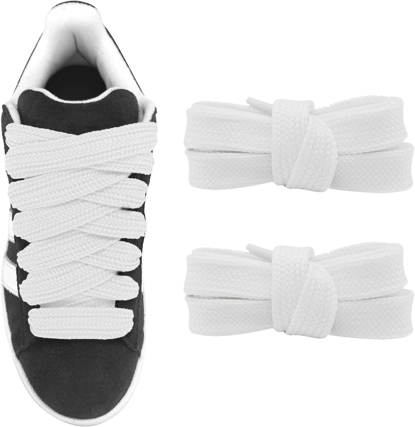 Lace Replacement Flat - 2 cm breite, dicke Schnürsenkel für