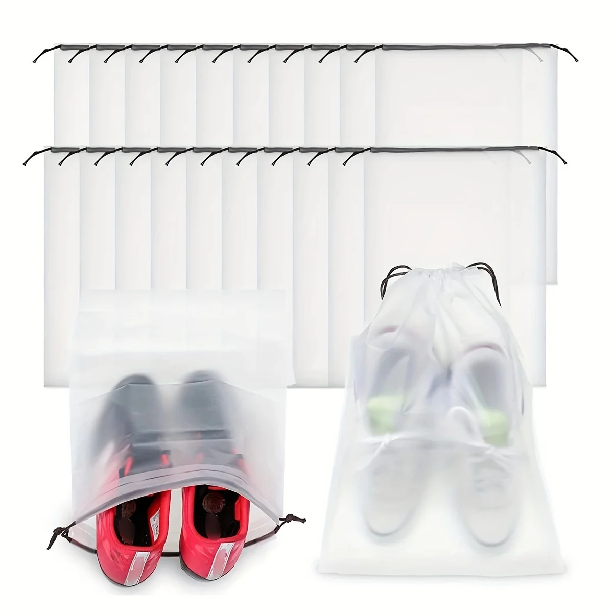 Shoe Bag Dust - [Reise-Schuhtaschen-Set] Set mit 5 Reise-Schuhtaschen –