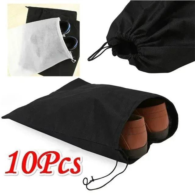 Shoe Bag Dust - Praktische neue 10-teilige Haushaltsschuh-Staubschutzhülle aus Vliesstoff,