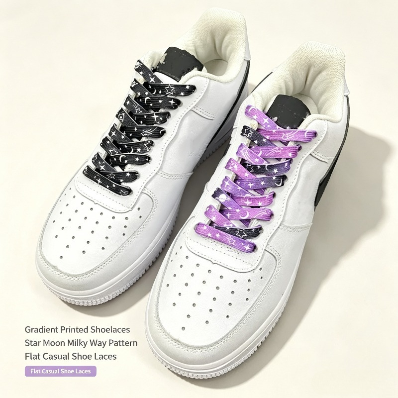Flache, bedruckte Schnürsenkel – Lace Replacement Flat Bewertung und Preis