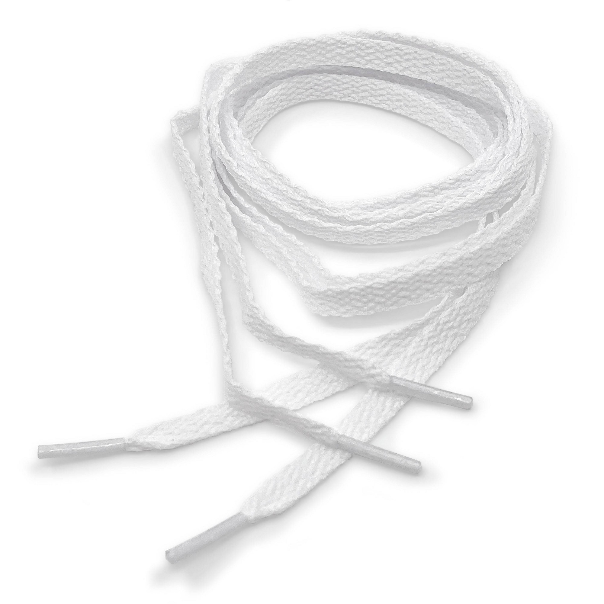 6 Stück weiße, flache Polyeste – Lace Replacement Flat Bewertung und Preis